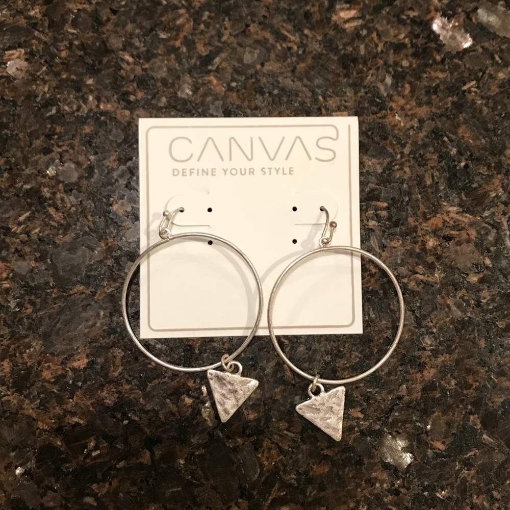 Silver hoops